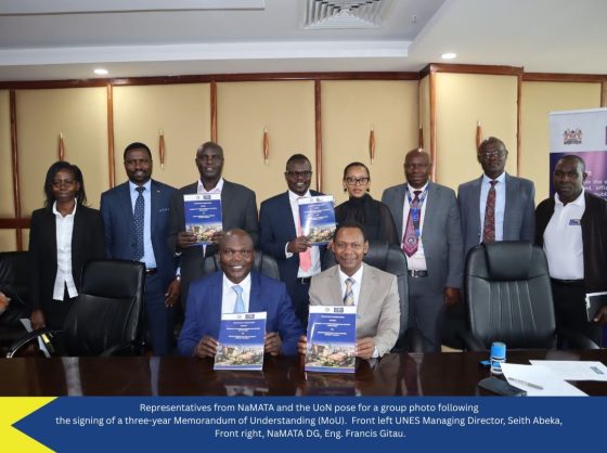NaMATA and UNES sign strategic MOU to advance sustainable Urban Transport in the Nairobi Metropolitan Area